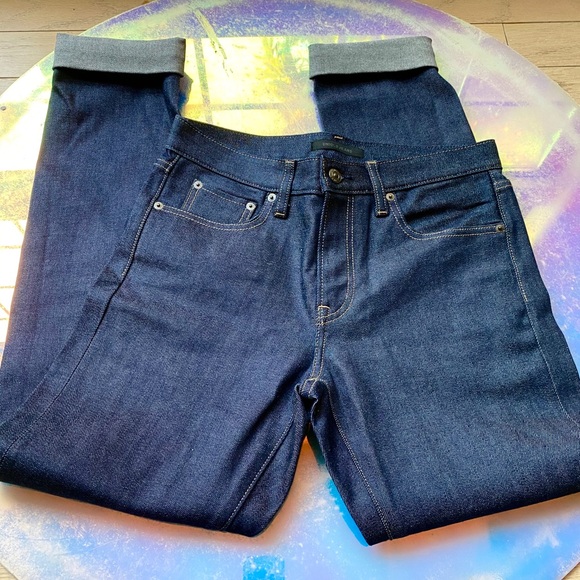 uniqlo stretch selvedge slim fit jeans